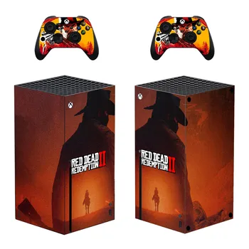Red Dead Redemption Skin стикер Decal Cover за Xbox Series X конзола и 2 контролера Skins винил